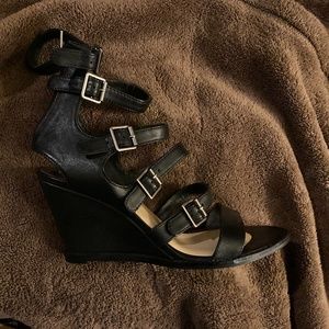 Matisse Honor Wedge in Black